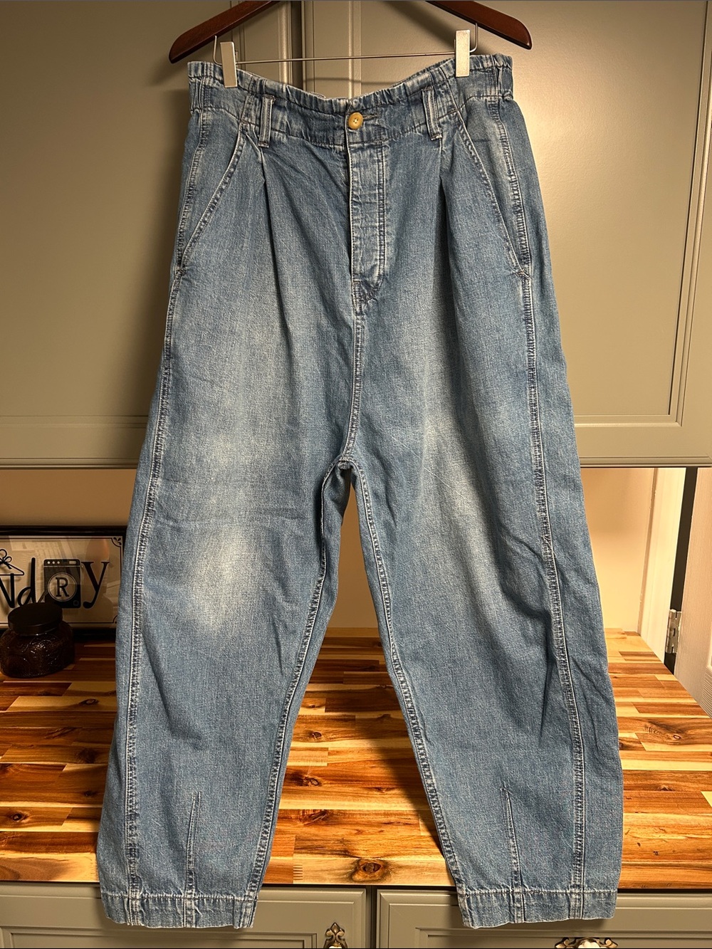 WE THE FREE Oversized Balloon Leg Harem Pants